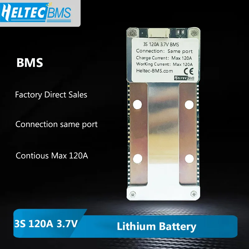 

Heltec New 12V BMS 3S 4S 120A Lipo/Lifepo4 Battery Protection Board 1200W 12V Energy Storage