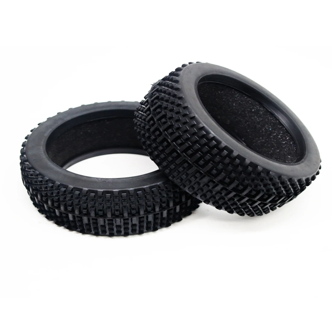 4Pcs 110mm 1/8 RC Off-Road Buggy Car Rubber Tire Tyre for HSP Redcat Losi HPI Kyosho MP9 Hobao Hyper Upgrade Parts - купить по