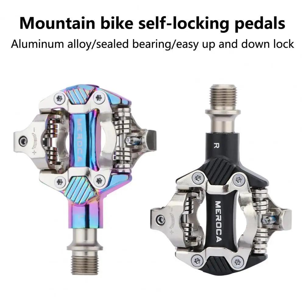 

1 Pair Self-locking Bike Pedal Corrosion-resistant Lightweight MTB Components Using Cycling Pedal Bicycle Accessories