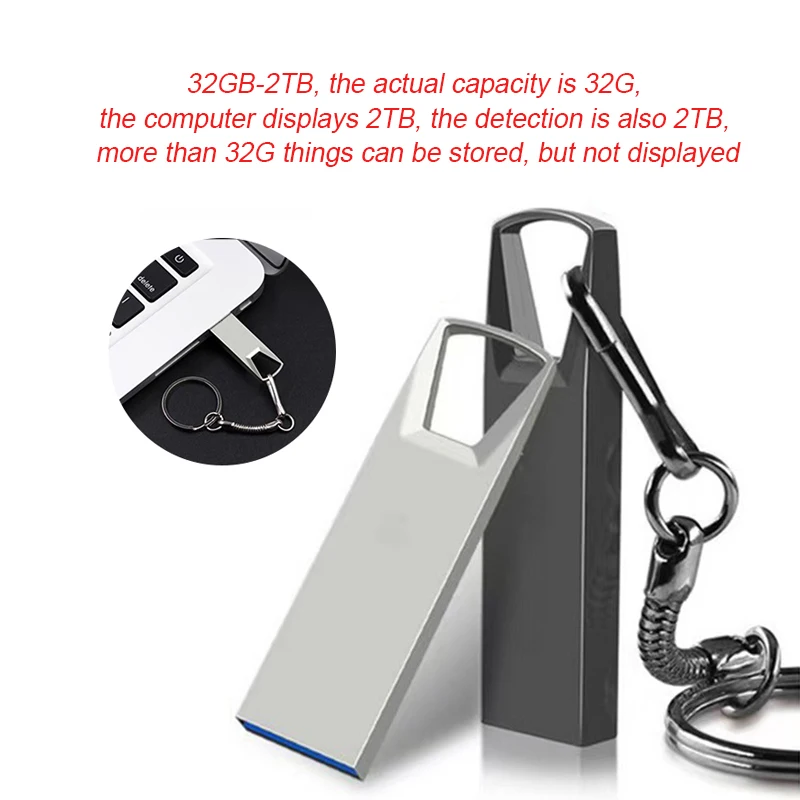 

Металлический Высокоскоростной флеш-накопитель USB 3,0, 32 ГБ, внешний накопитель USB, водонепроницаемый