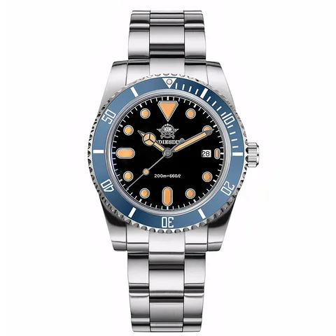 ADDIESDIVE Men's AD2501 Sports Blue Quartz Watches