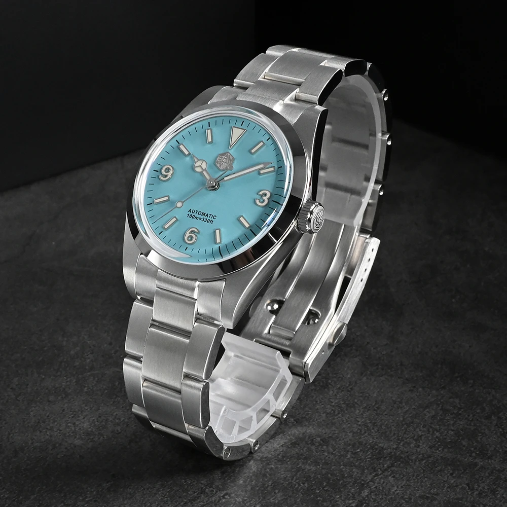 San Martin męski luksusowy zegarek 36mm 369 Dial odkryj serię wspinaczki moda pary Sport zegarek Unisex automatyczny mechaniczny 10Bar 4 San Martin męski luksusowy zegarek 36mm 369 Dial odkryj serię wspinaczki moda pary Sport zegarek Unisex automatyczny mechaniczny 10Bar 4