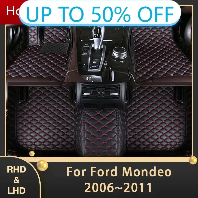 Автомобильные коврики для Ford Mondeo 2006 ~ 2011 Mk IV 3 под заказ автомобильные накладки на