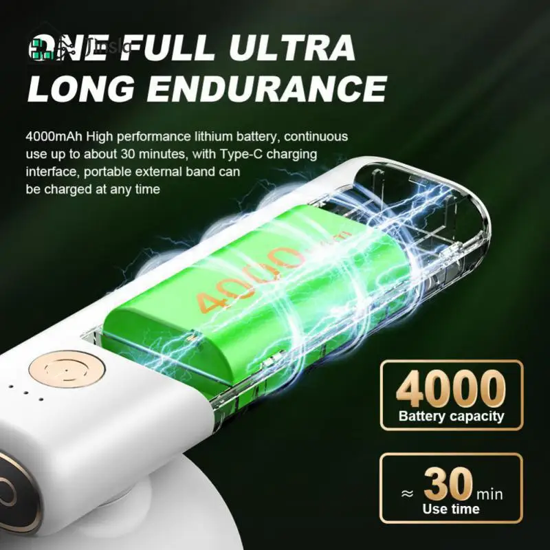 

180° Free Folding Car Vacuum Cleaner With Led Light Keyboard Cleaning Tool Robot Vacuum Cleaners Dust Catcher Portable Wireless