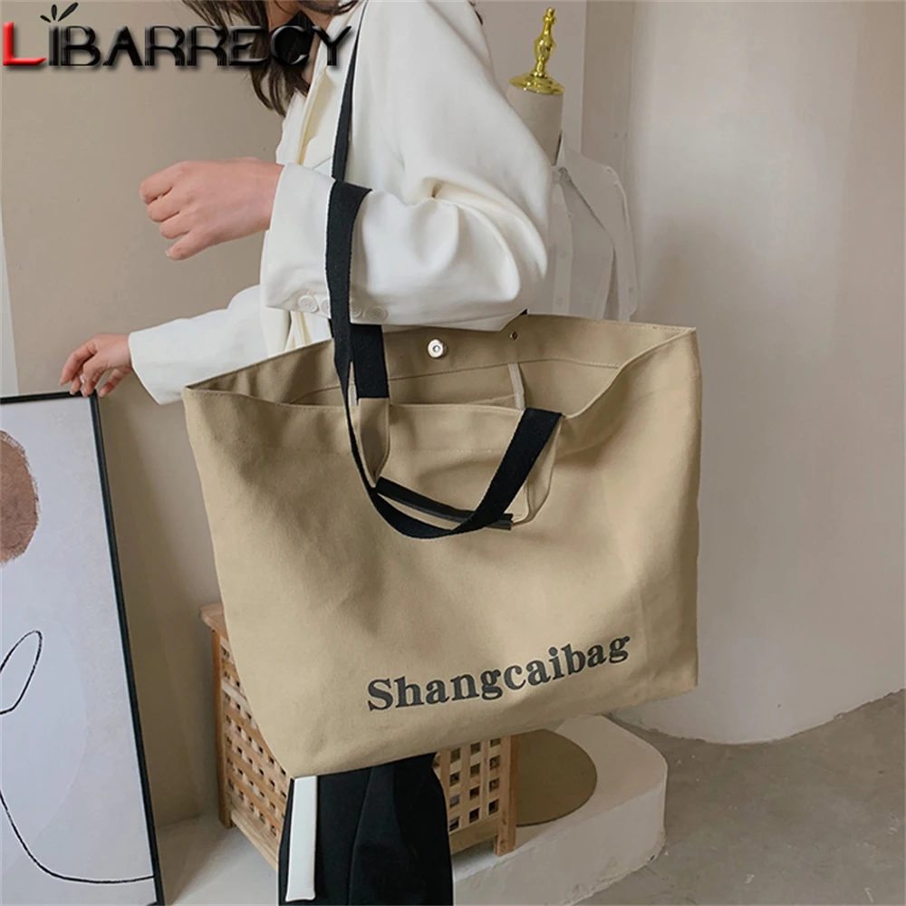 

Large Capacity New Ladies Shoulder Bag 2022 New Women's Handbag Fashion Letter Design High Quality Canvas Women Messenger Bags