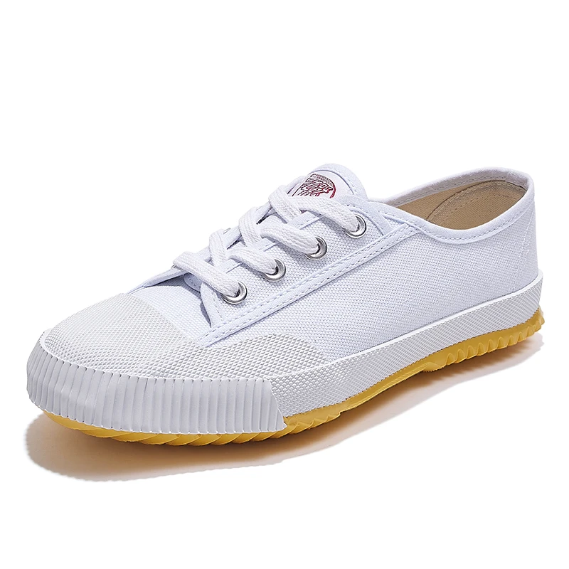 Classic Style Martial Arts Taichi Taekwondo Wushu Kungfu Soft Comfortable All White Shoes