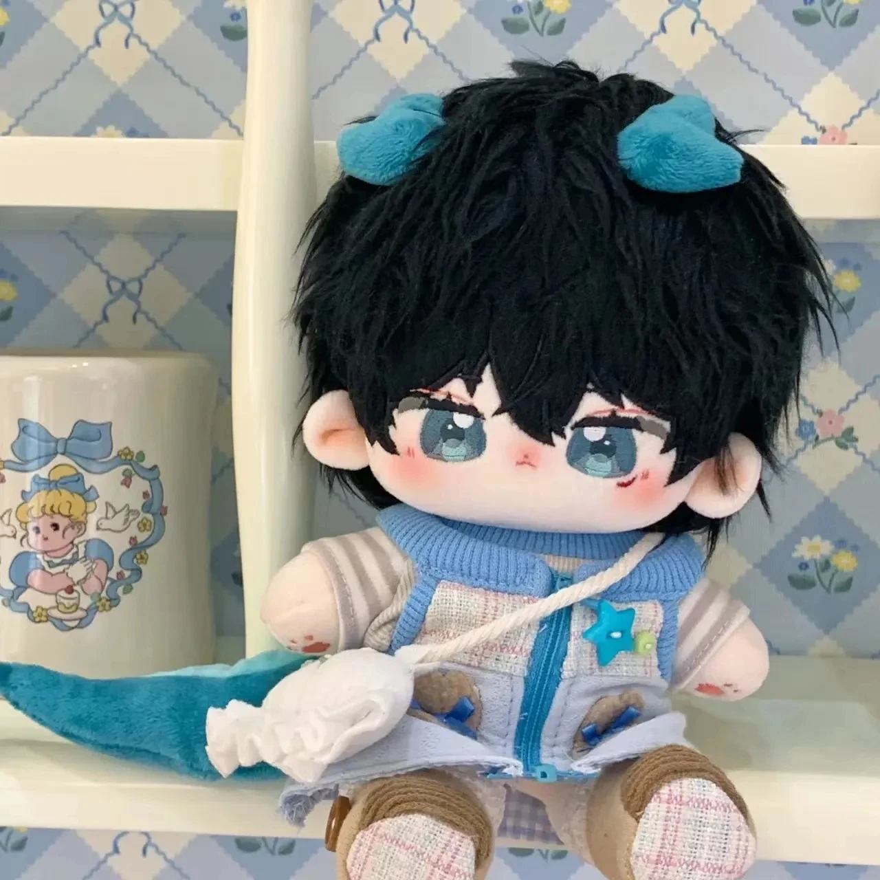 

Anime Honkai: Star Rail Dan Heng 20cm Plush Stuffed Doll Body Cosplay Dress Up Dolls Mascot Plushie Pillow Gift