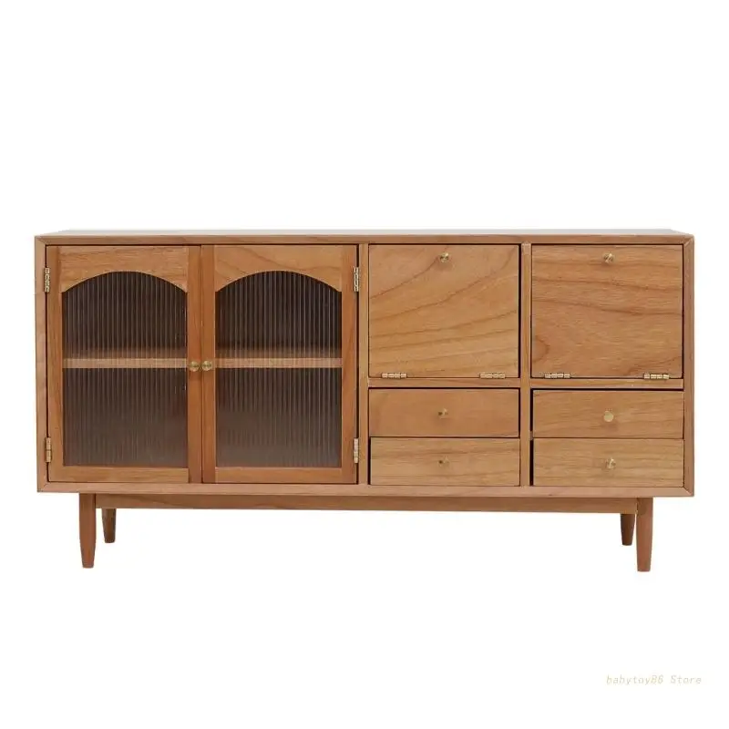 

Y4UD 1:12 House Wall Cabinet Mini TVcabinet Miniature Storage Cupboard Dollhouse