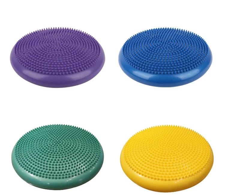 Массажер для йоги с шипами тренировочный надувной мяч прочный спортивный