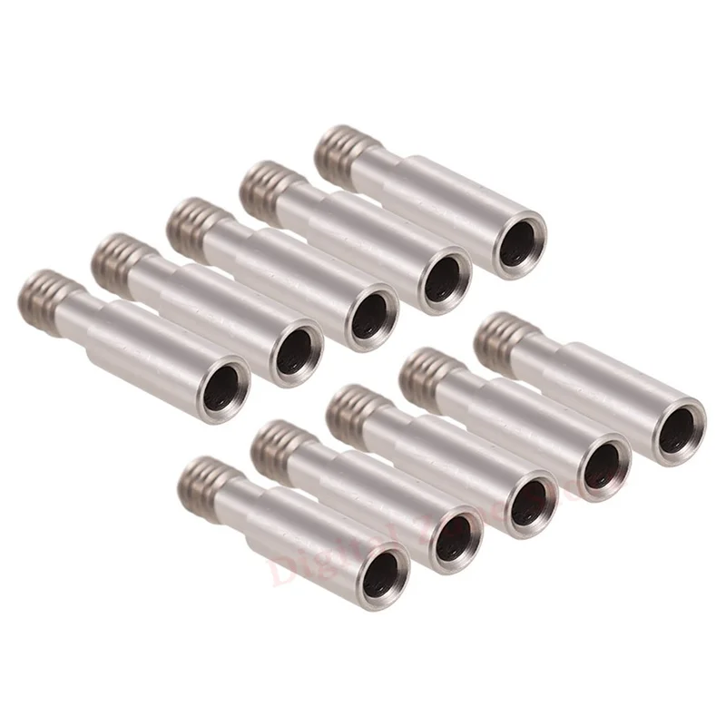 10Pcs 3D Printer Stainless Steel Throat Tube 7x27mm Heat Break Throat for MK8 CR8 CR10