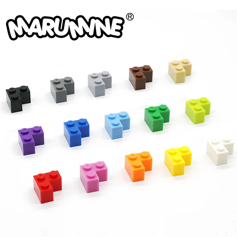 Marumine 2x2 Угловые кирпичи 50 шт. 2357 кубики классические строительные блоки