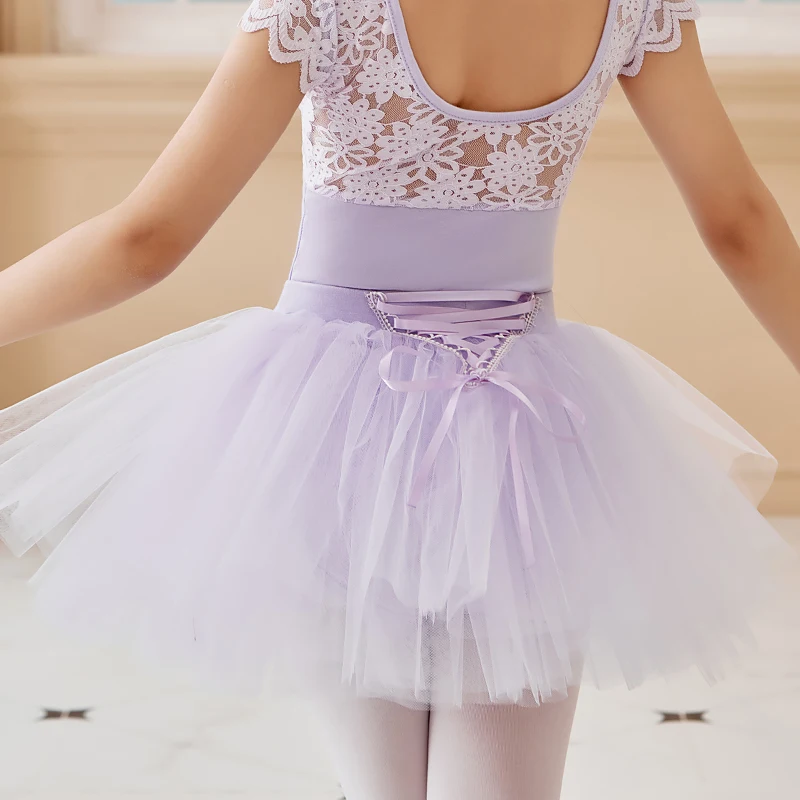 Балетная юбка для девочек горячая распродажа 3-слойная сетчатая юбка-пачка