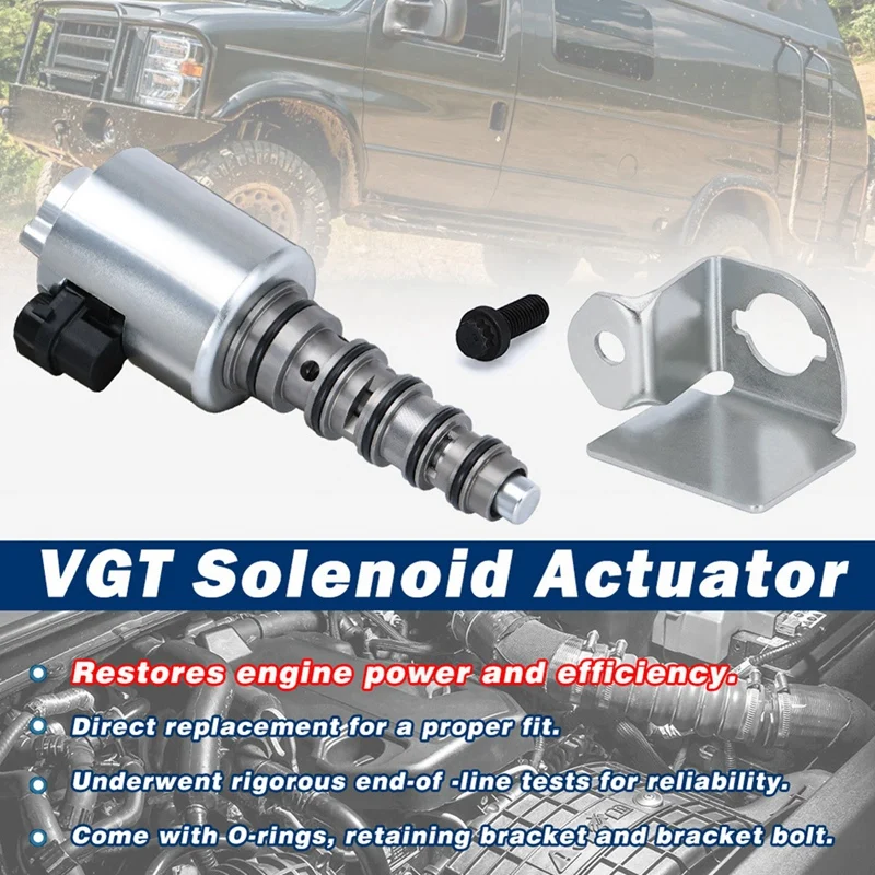 

Turbo Wastegate Controller VGT Solenoid Actuator Valve for Ford Chevrolet GMC 6.0L 6.6L 7.8L Powerstroke 3C3Z6F089AA
