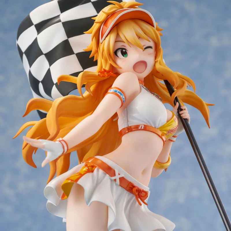 

Japanese 2022 original anime figure THE IDOLM@STER Hoshii Miki racing ver action figure collectible model toy for boys