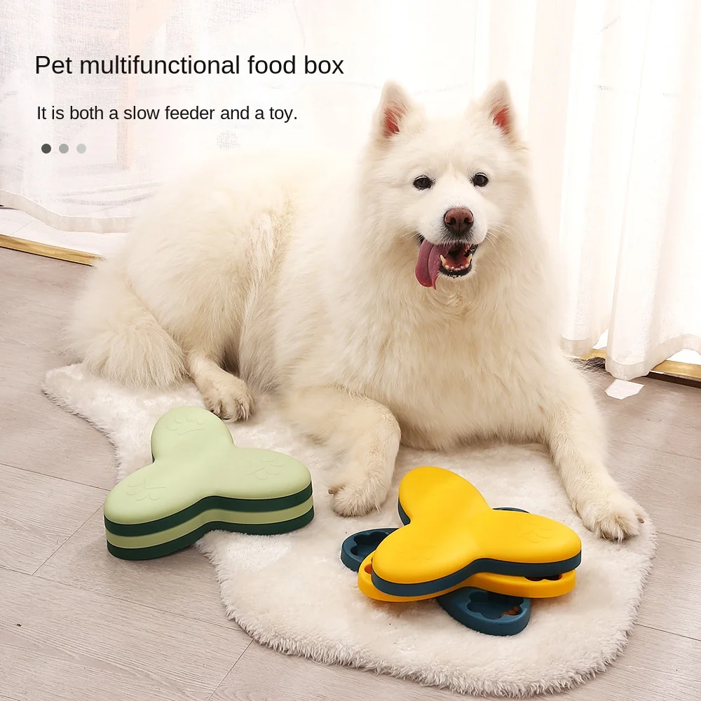 

Dog Puzzle Toys Interactive Slow Feeder Food Dispenser Non-Slip Bowl For Dog Pressure-relieving Dog Training Game Supplies