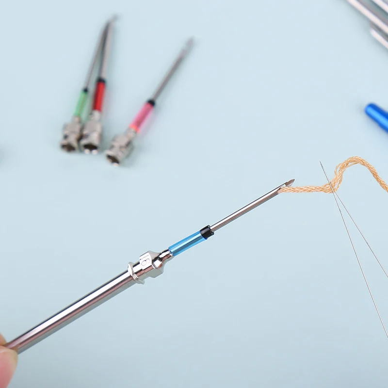 RORGETO 8шт/набор Штопальные Иглы с Деревянными Ручками Для Вышивки Крестом Инструменты Для Вязания Крючком Рукоделие Рукоделие Шитье.