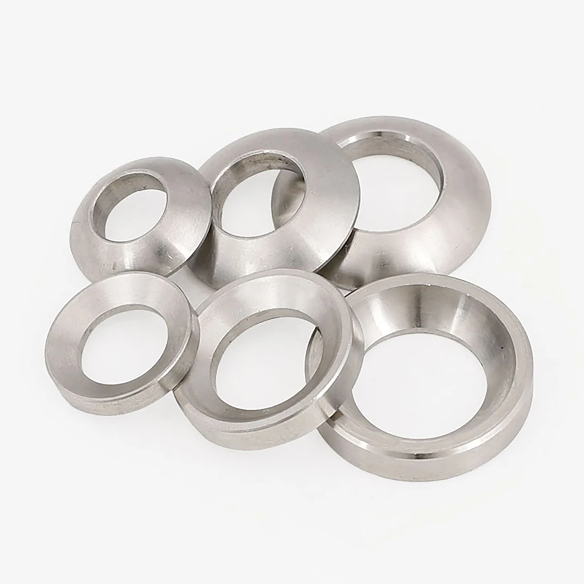 

304 Stainless Steel Conical/Spherical / Concave Convex Gasket Washer M6M8M10M12