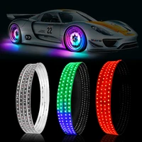 flash wheel indicator lights rgb underglow ride on car music led car tyre truck wheel logo lights