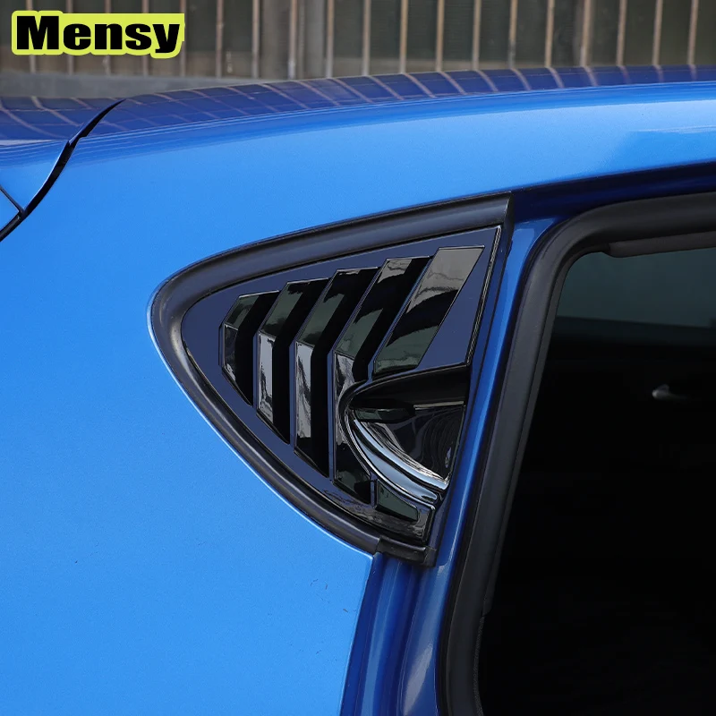 Для SEAT Leon MK2 2008-2012 автомобильный спойлер на боковое окно задняя треугольная