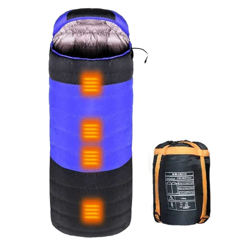 

2022 New Heated Sleeping Bag Waterproof Lightweight Sleeping Bag for Camping Backpacking Hiking Applicable Temperature: -15~20℃