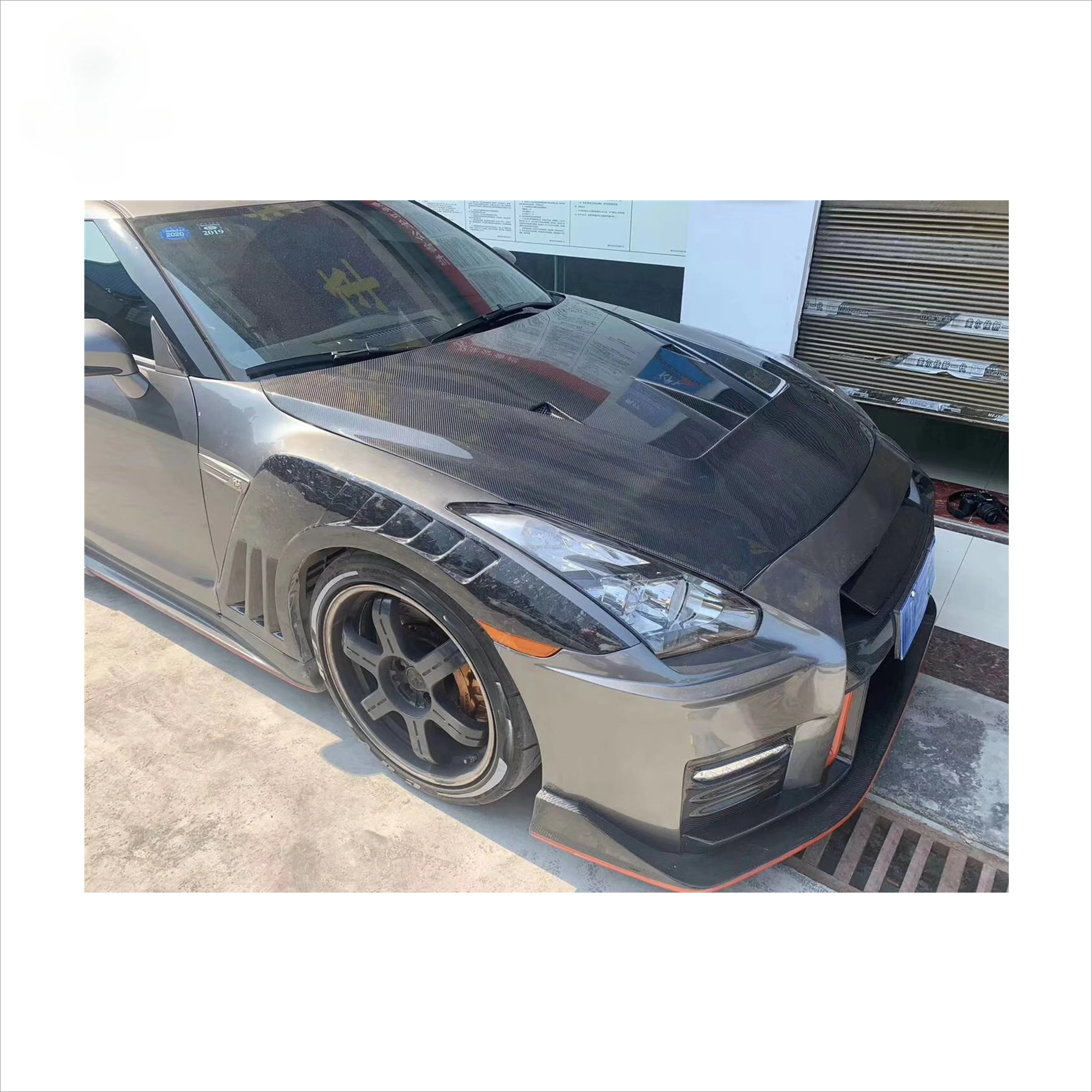 Капот из углеродного волокна GTR35 для капота автомобиля Nissan R35 GT-R