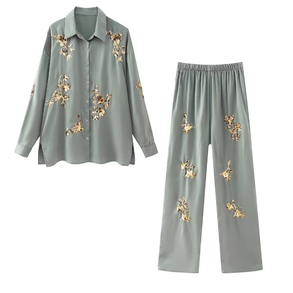 Весна-лето 2023 женская модная повседневная рубашка с длинными рукавами и