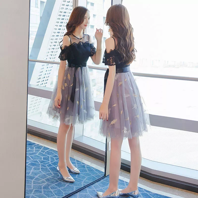 

New in 2022 Popular Women Plus Size Slim Women Dress Lace Patchwork Spring Summer Female Dresses