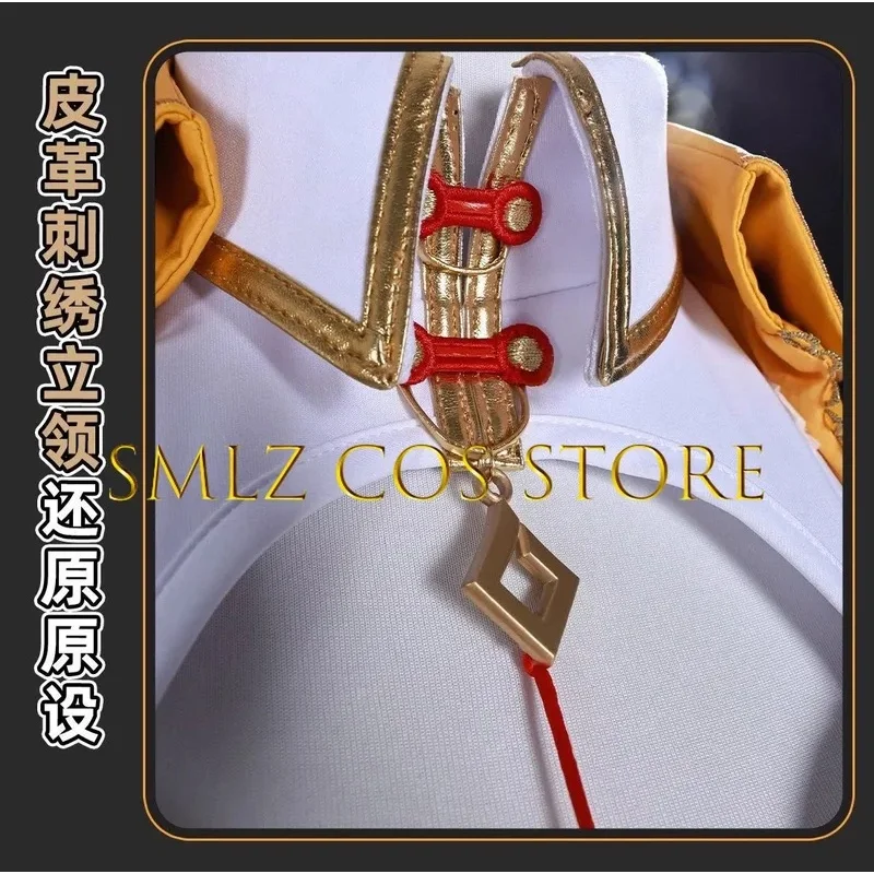 Фото Костюм для косплея COS Zenless Zone Zero: сексуальная униформа Yixuan, желтый плащ, парик, набор для женщин, для вечеринок и ролевых игр №5
