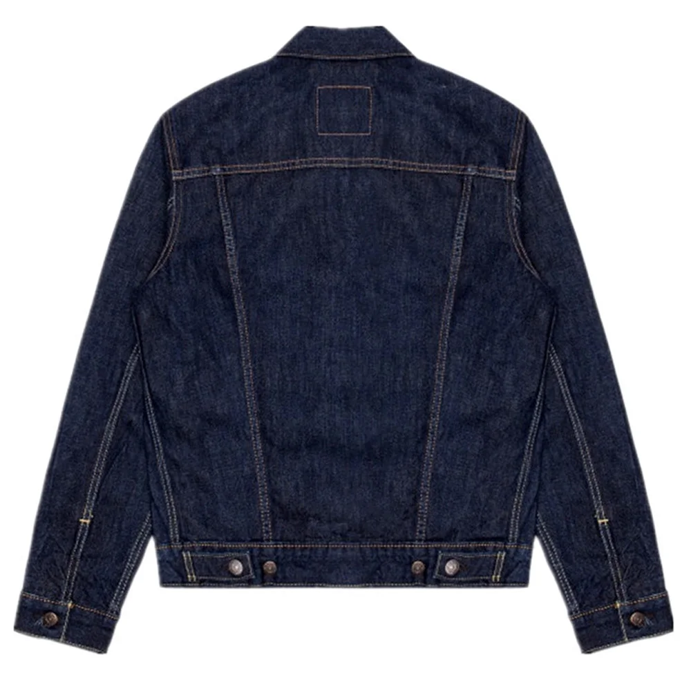 Джинсовая Повседневная винтажная Мужская куртка верхняя одежда пальто реальный