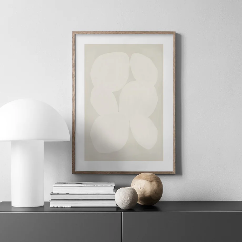 Абстрактная геометрическая форма на высоких каблуках женские плакаты и линия