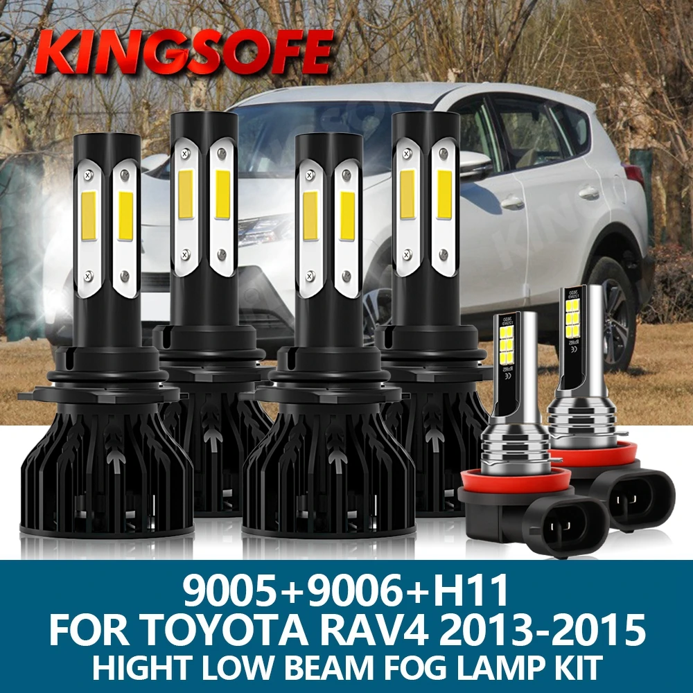 

Лампы головного света для Toyota RAV4 9005-2015, 9006 лм, 2013 HB3 HB4 H11