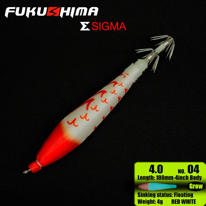 Фото FUKUSHIMA SIGMA SQUID JIG GLOW BODY ДВОЙНЫЕ КРЮЧКИ OPPAI SUTTE NUNOMAKI МЯГКИЕ КОДЫ ATTRACTS SQUID BAIT SHRIMP ФОРМА №5