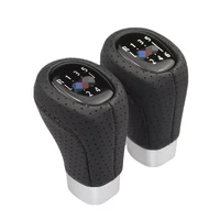 car gear shift knob lever shifter stick 56 speed stitching gear shifter knob cover for for bmw series