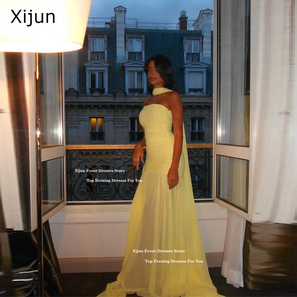 Xijun Детские желтые шифоновые платья