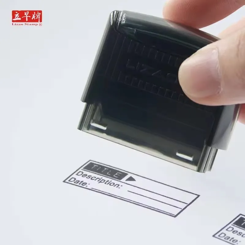 Прямоугольная офисная Самостоятельная фотография на 1-4 линии Создайте свой