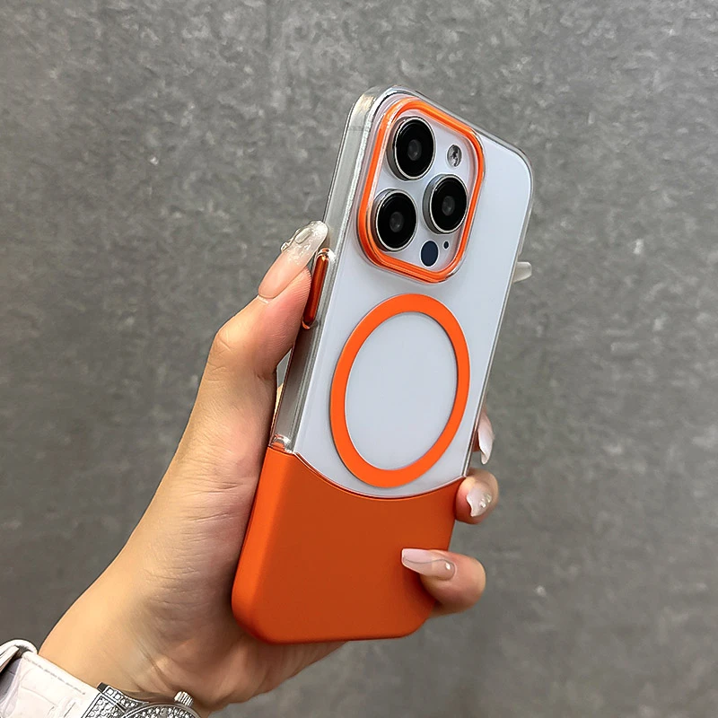 Прозрачный чехол 2 в 1 для iPhone 16 15Pro max 15 13 14 Pro 12