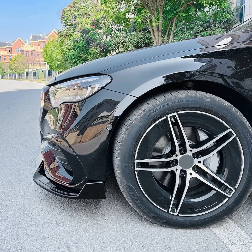 Для Mercedes Benz E Class W214 E260 E300 2024 + AMG передний бампер для подбородка спойлер сплиттер