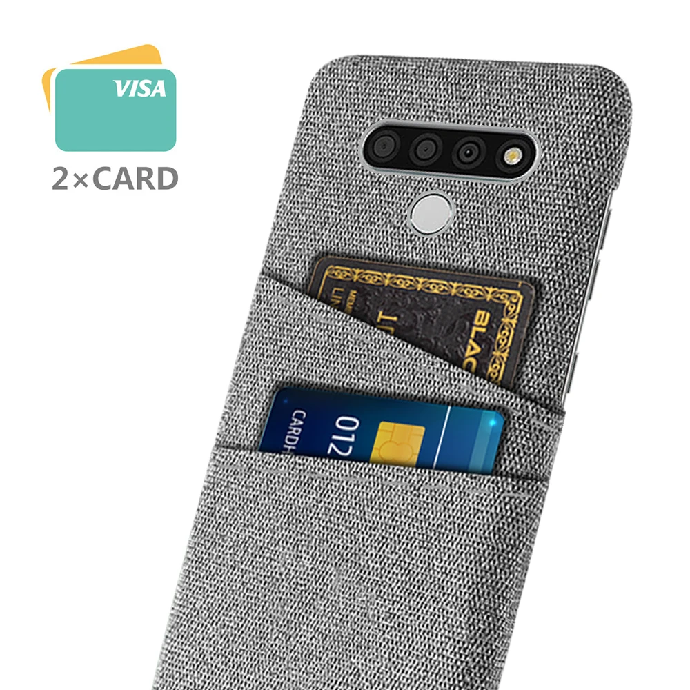 

For LG Stylo 6 Case Luxury Fabric Dual Card Phone Cover for LG Stylo6 LM-Q730TM Case Funda for LG Stylus 6 Capa Shell Coque