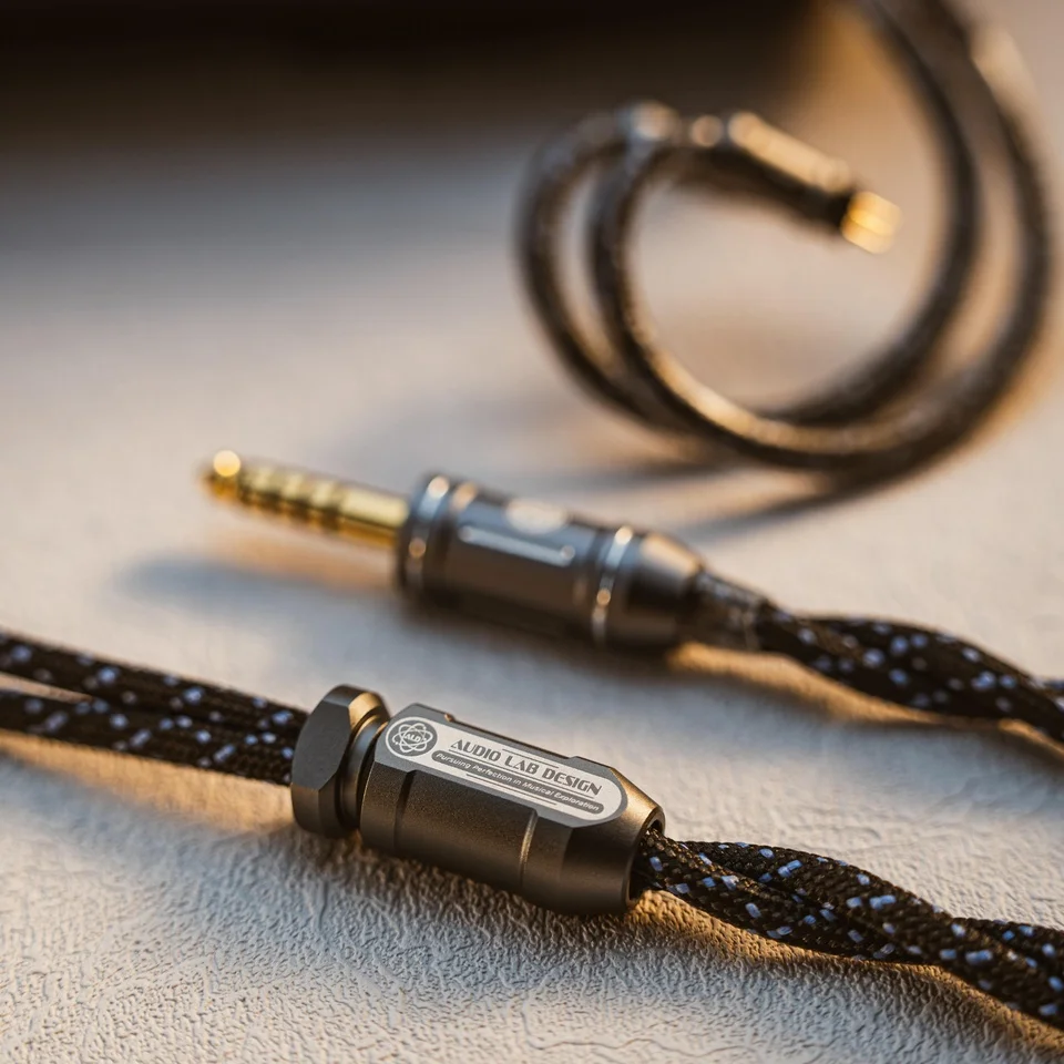 Фото ALD Vectron AUDIO LAB DESIGN Кабель IEM HiFi, изготовленный FlashAcoustics для Kaguya Bravery MOONDROP DaVinci №1
