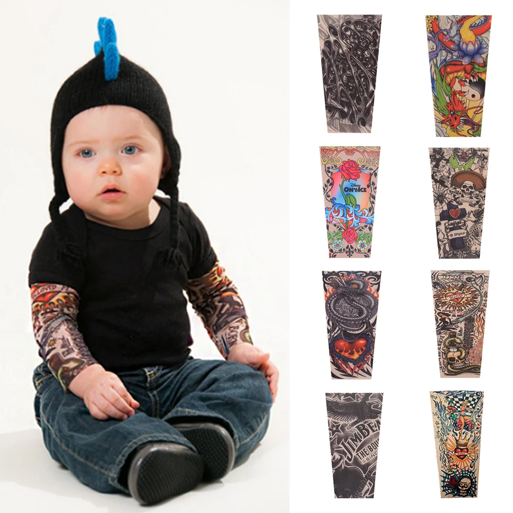 

Armwarmer Flower Arm Tattoo Sleeve Armguard Children's Tattoo Sleeves Arm Protection Sun Protection