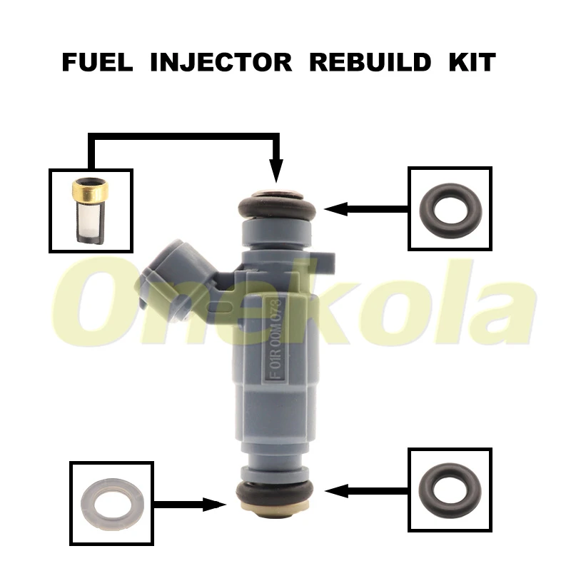 

Fuel Injector Service Repair Kit Filters Orings Seals Grommets for Mazda Prorege 2001-2003 Engine Injection F01R00M073