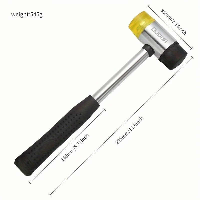 Резиновый молоток с деревянным держателем кольца для ремонта и регулирования marki