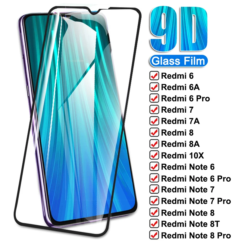 

Защитное стекло для Xiaomi Redmi Note 8T 8 7 Pro, пленка из закаленного стекла для защиты экрана Redmi 8, 8A, 7, 7A, 6, 6A, K30, 1-5 шт.