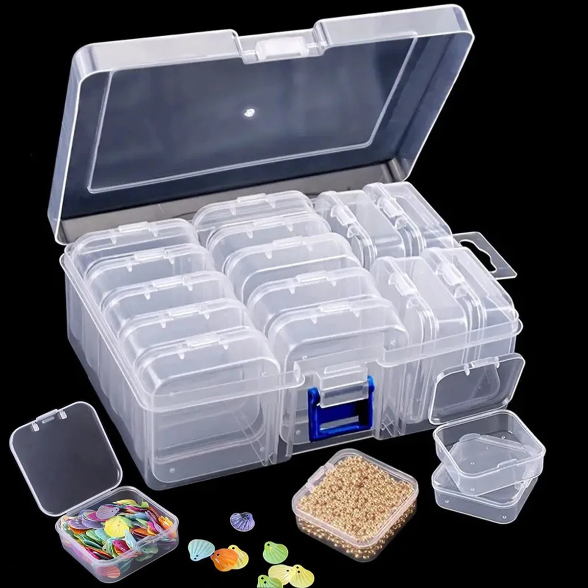 Ящик для хранения алмазной вышивки сделай сам контейнер украшений дизайна