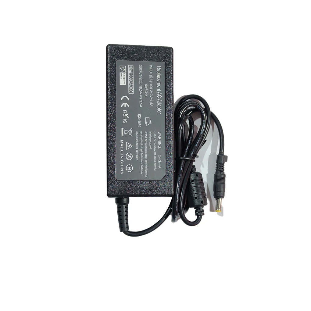 

Replacement for HP Pavilion dv6000 dv6500 18.5V 3.5A 65W AC Adapter Notebook Power Supply Laptop Charger