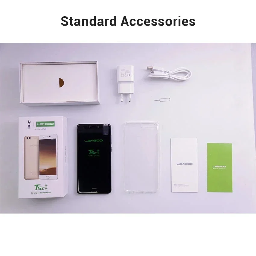 Смартфон Leagoo T5C, 3 ГБ ОЗУ, 32 ГБ ПЗУ, 4G LTE, 5,5 дюйма, восьмиядерный процессор, Android 7,0, 13,0 МП + 2,0 МП, двойная камера, мобильный телефон с отпечатками пальцев (art.: 3920d30eeed4a) - 3920d30eeed4a