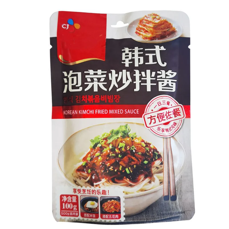 

100 г/пакет корейский жареный новогодний кастрюля для пирожных, рисовая поварка, смешанная с мукой, соусом для пирожных