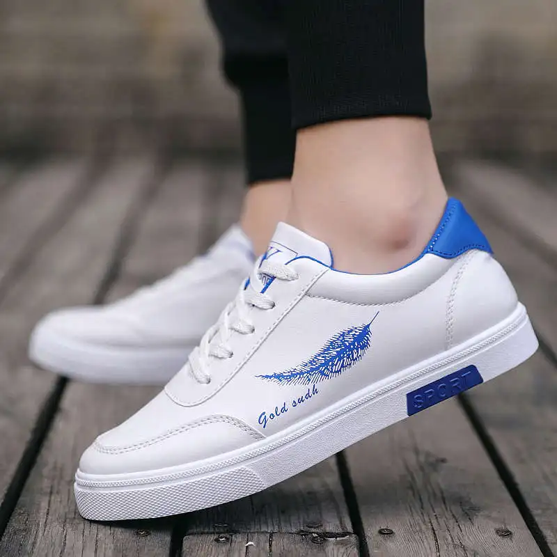 

Кроссовки Soulier мужские без шнуровки, спортивная обувь, Нескользящие, не кожа, повседневные теннисные сникерсы, белые, 2023