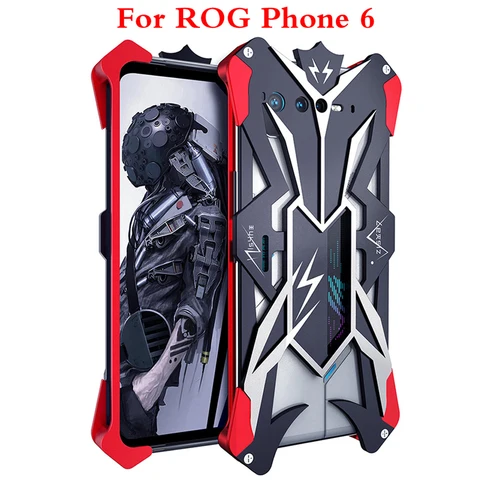 Алюминиевый металлический корпус Fundas Cover для ASUS Rog6 Rog6D ROG Phone 6 Pro 6D Ultimate Phone6 6.78 чехол противоударный бронированный чехол Coque Shell