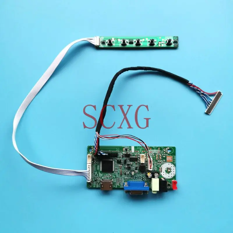 

For LTN121AT07-L02 LP121WX3-TLC1 LTN121AT07-L01 30 Pin LVDS LED LCD Monitor 58C Screen Drive Controller Board 1280*800 Kit 12.1"